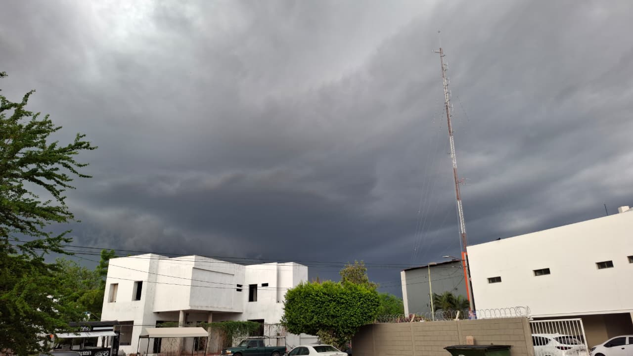 cielo nublado