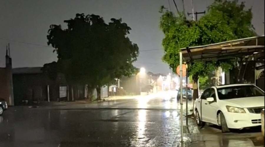 Lluvias en distintos puntos de Culiacán