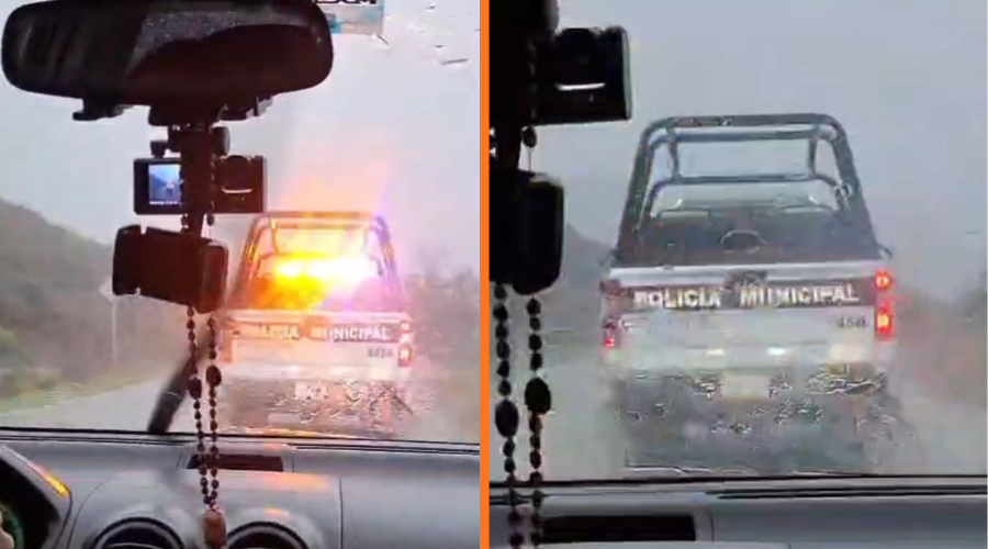 lluvia en carretere de el maviri