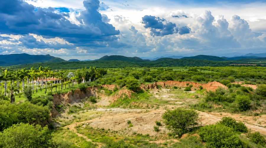 Columna de nube desde Paredones, Culiacán