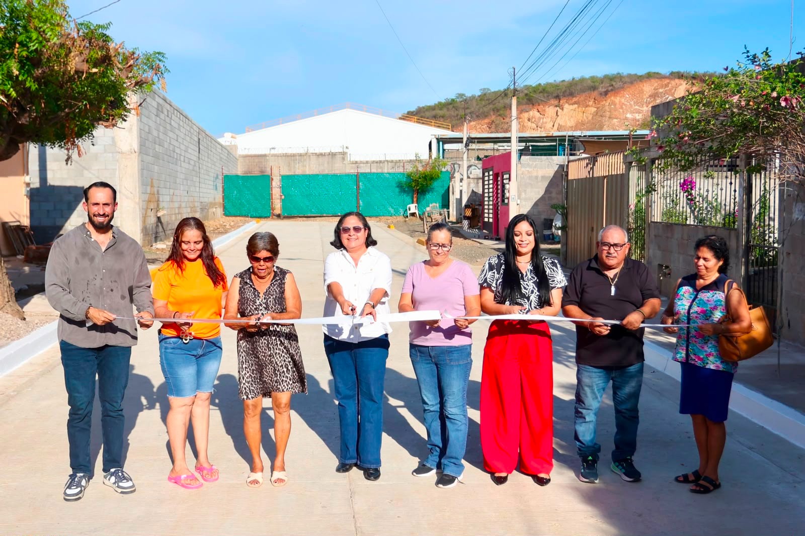 obra de pavimentación
